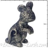 Pewter Effect Country Mouse (sitting)