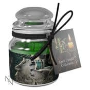 Protection Spell Candle -Lavender - 9cm