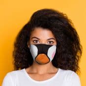 Reusable Face Covering - Penguin - Double Layered Face Mask