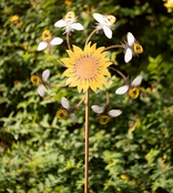 Rustic Bee & Sunflower  Wind Spinner - 147cm tall