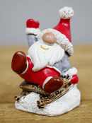 Santa Gnome - Waving - 6cm