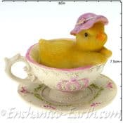 Spring Chick in a Teacup - 7cm
