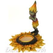 Sunflower Pixie Tea Light / Candle Holder (Wishing Pixie)