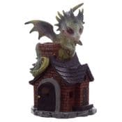 Sweet Dreams - Baby Dragon & Miniature Fairy House