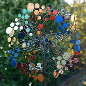 The Confetti  Rainbow wheel Kinetic  Wind Spinner