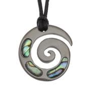 Tribal - Maori Koru Fern - Necklace - Gift Boxed