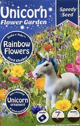 Unicorn Flower Garden - 18,000 seeds - Unicorn & Seed Gift set.