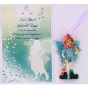 Vintage Style Hanging Fairy & Gift Card - On This Special Day