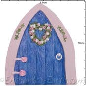 Vivid Arts - Miniature World - Blue Boat House Fairy Door