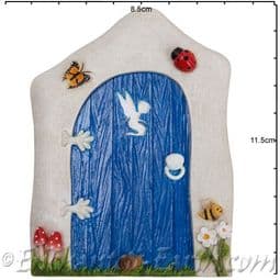 Vivid Arts- Miniature World -The Blue Countryside Fairy Door.