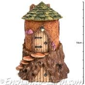 Vivid Arts-Miniature World - Fairy Woodland Tree Stump Cottage