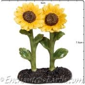 Vivid Arts Miniature World Pair of Bright Sunflowers