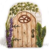 Vivid Arts - Miniature World - Washed Oak Fairy Door