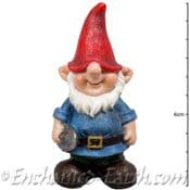 Vivids Arts- Miniature World - Standing  Gnome With Trowel