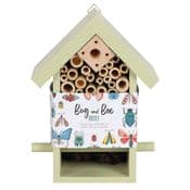 Wooden Bee & Bug Hotel - Garden Insect House - FSC Wood