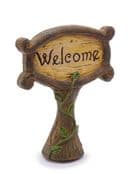 Woodland Knoll - Woodland Garden Sign Post - Welcome