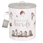 Wrendale Design - Large - Feed The Bird Seed Tin with scoop