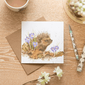 Wrendale Design - New beginnings - Hedgehog - Greeting Card