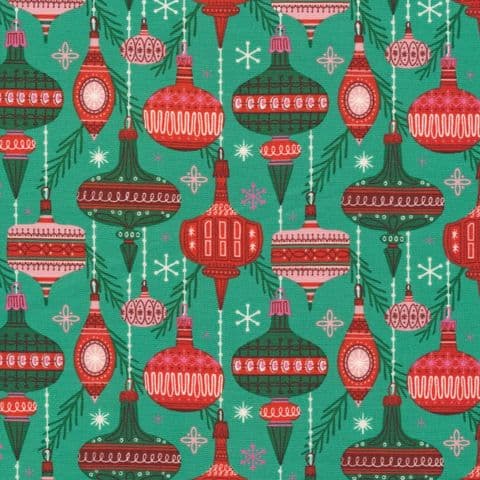 Baubles & Branches - Christmas Past - Cloud9 Fabrics