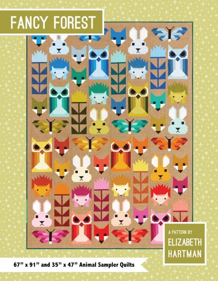 Fancy Forest Quilt Pattern Book by Elizabeth Hartman