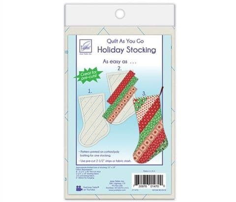 June Tailor -  Quilt As You Go - Christmas Stocking