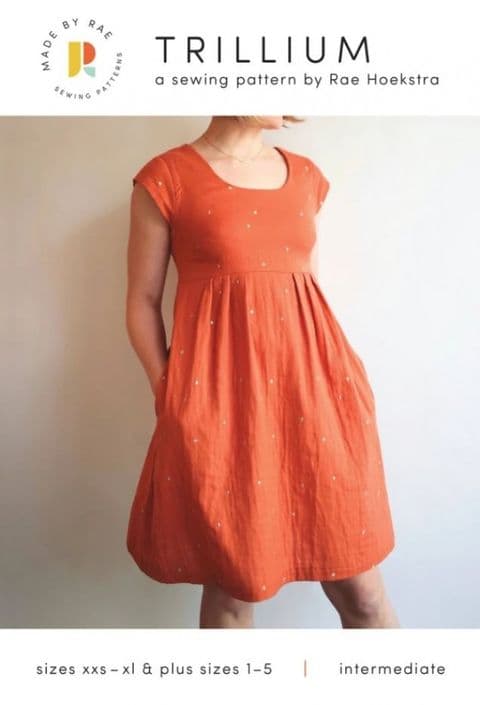 Trillium Dress from Made by Rae Patterns