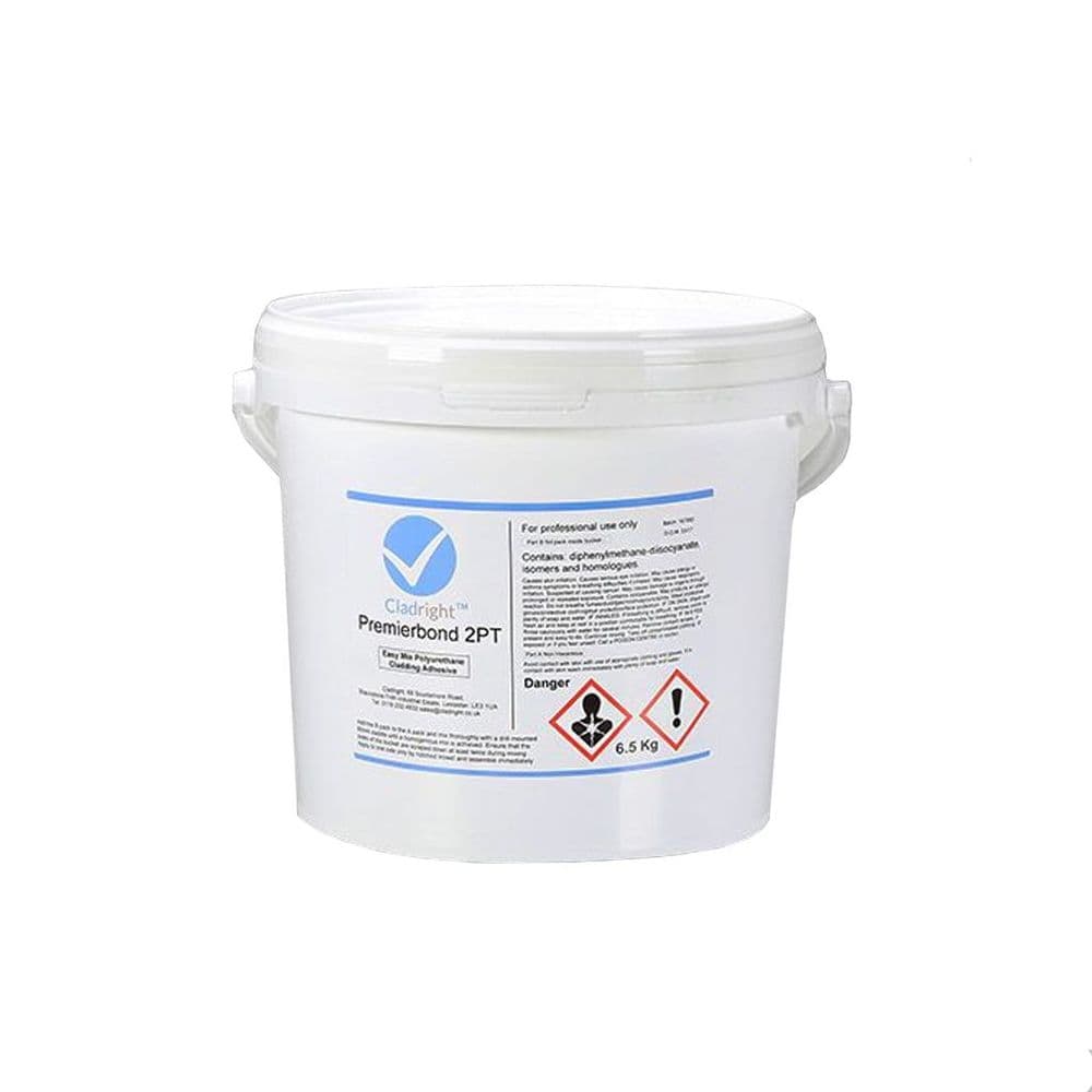 2 Part PU Hygienic Wall Cladding Adhesive 6.5Kg Tub
