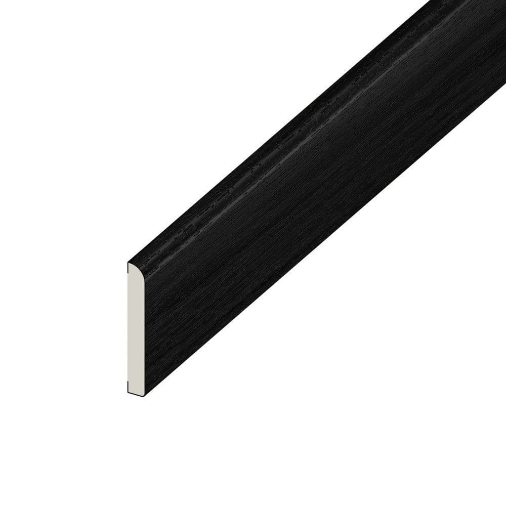 Black Ash PVC Flat Back Architrave 45mm