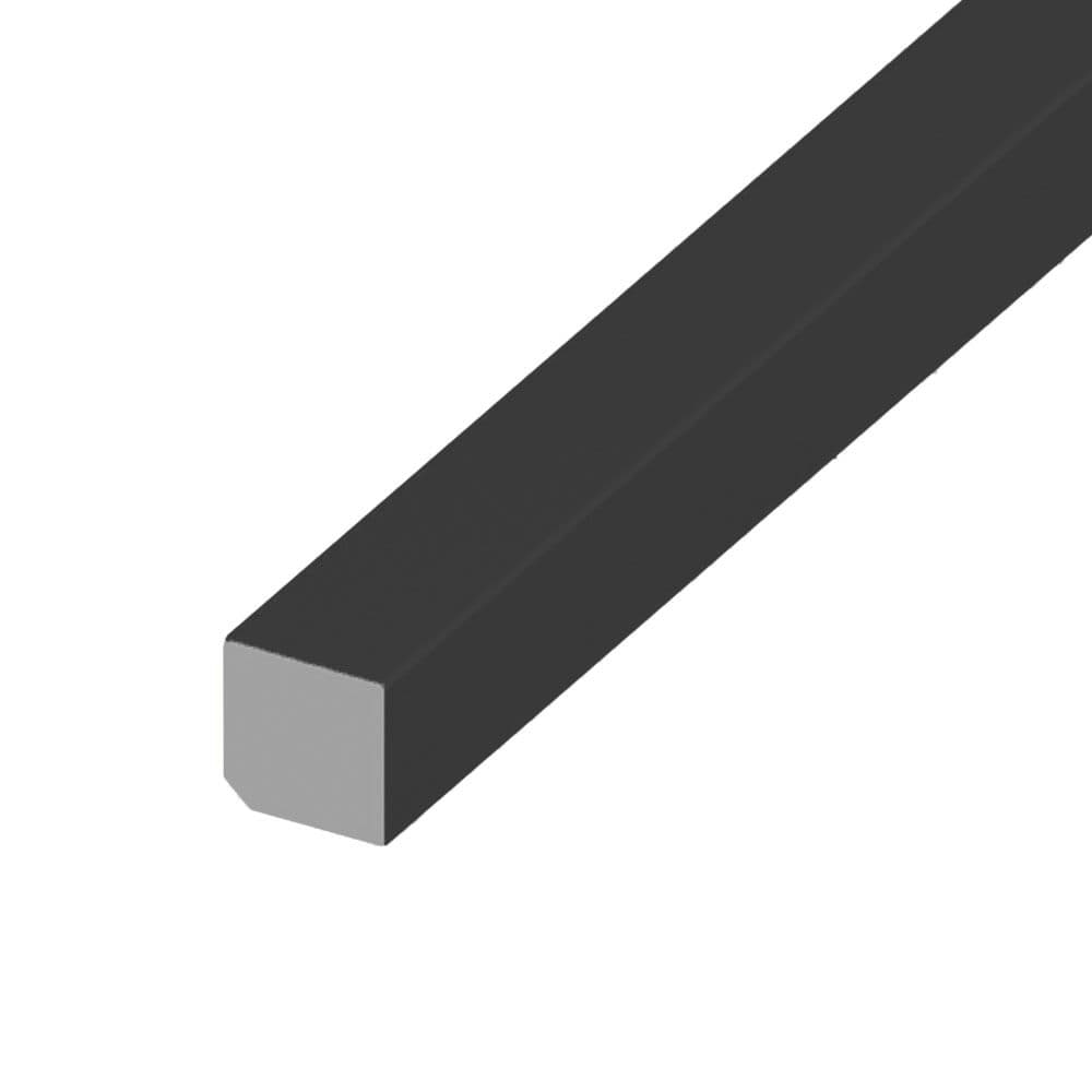 Black Ash PVC Square Bead 20mm