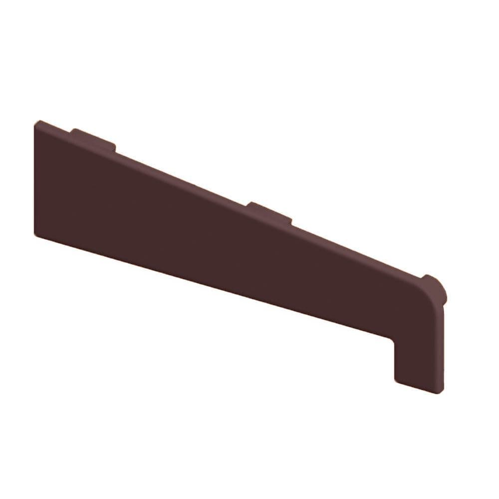 Exterior Window Sill End Caps (2 Pack) 150mm - Dark Brown