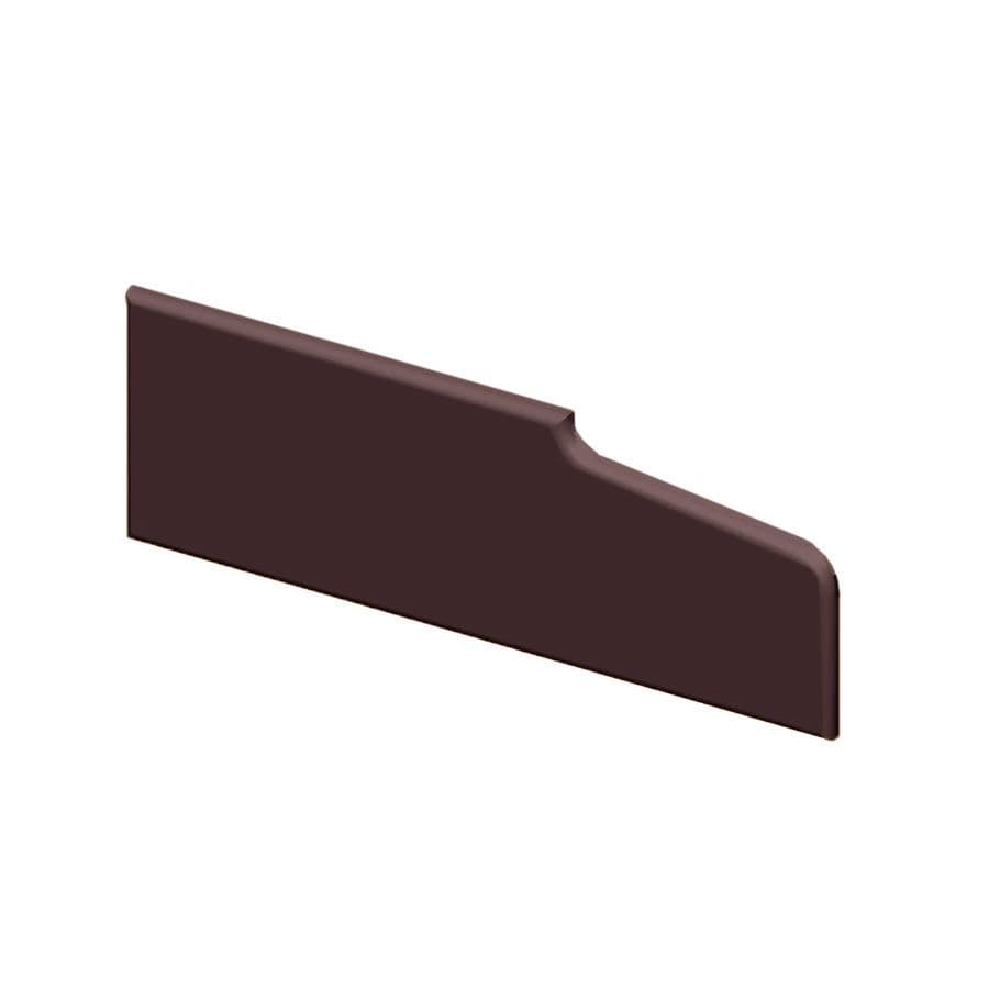 Exterior Window Sill End Caps (2 Pack) 85mm - Dark Brown