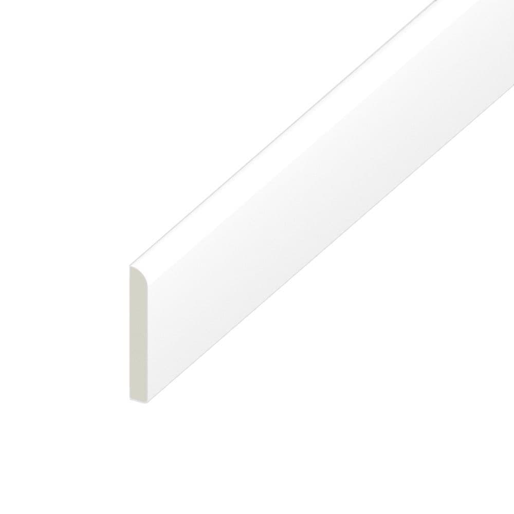 White PVC Flat Back Architrave 45mm