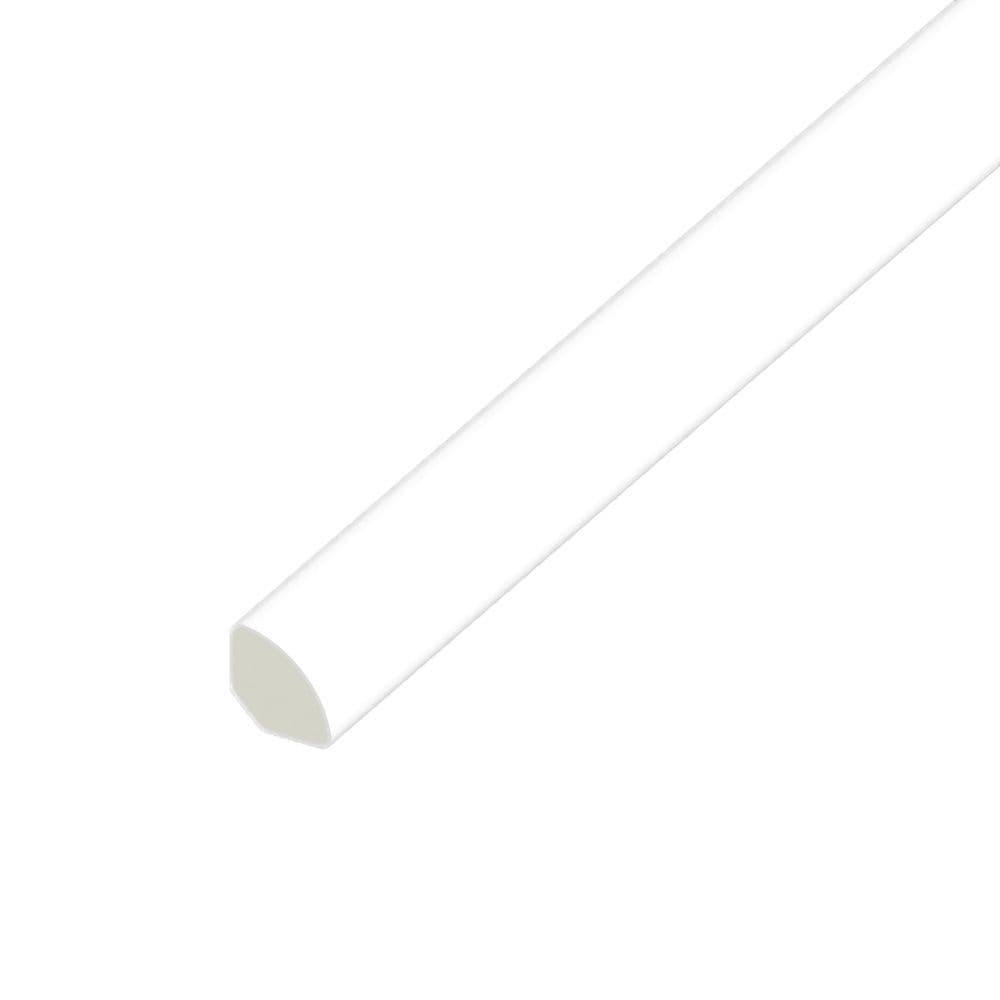 White PVC Quadrant 17.5mm