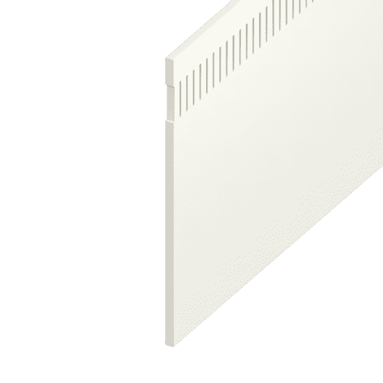 White Vented Soffit Board