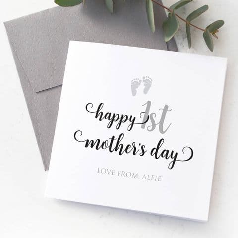 Personalised 1st Mother's Day Card