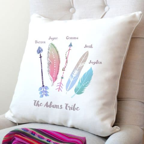 Personalised Family Tribe Cushion