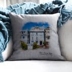 Personalised House Digital Drawing Cushion