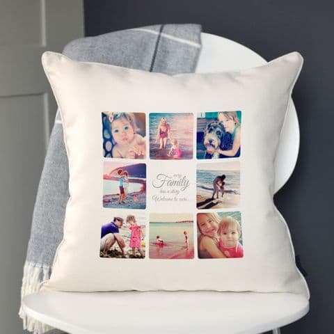 Personalised Photo Collage Cushion