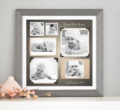 Personalised Photo Memories Collage Canvas Or Print