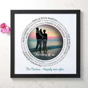 Personalised 'The Story Of Us' Art