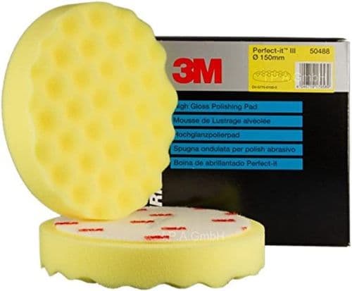 3M Perfect-it III Polishing Pad Yellow  150mm 2 Pad Pack