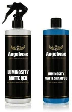 Angelwax Luminosity Matte Shampoo And Quick Detailer 500ml Kit