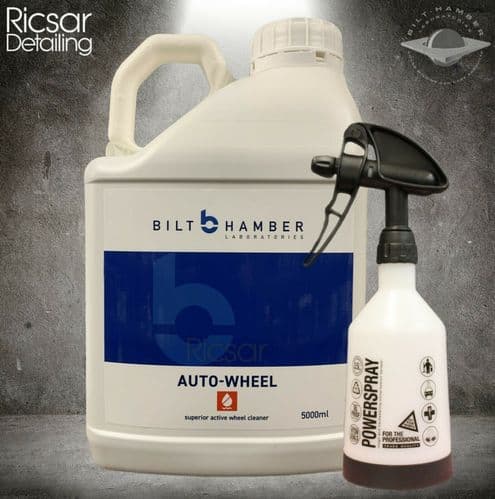 Bilt Hamber Auto Wheel Alloy Cleaner 5L + Heavy Duty Dual Action Sprayer 0.5L