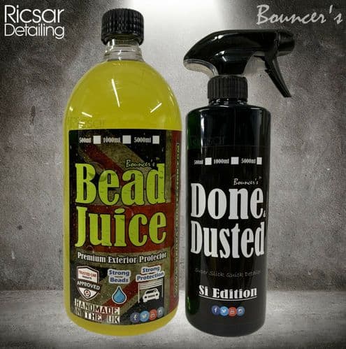 Bouncer's Done And Dusted Si Edition 500ml + Bouncer's Bead Juice 1L
