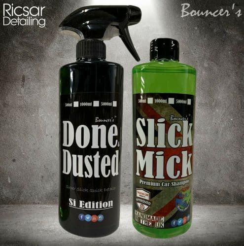 Bouncers Done And Dusted Si Edition 500ml + Slick Mick Shampoo 500ml
