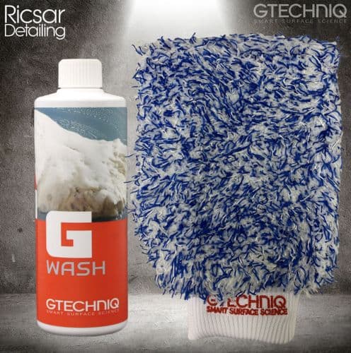 Gtechniq Wash Kit - GWash Shampoo & Gtechniq WM2 Microfibre Wash Mitt
