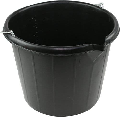 Kent Car Care Plastic Bucket 14.5 Litre Black