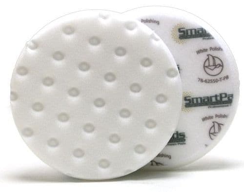 Lake Country CCS Smart Foam Pad - White (Heavy Polishing)