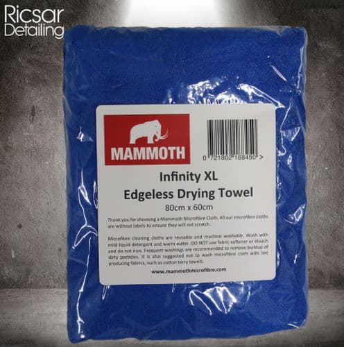 Mammoth Microfibre Infinity Edgeless Drying Towel 600gsm