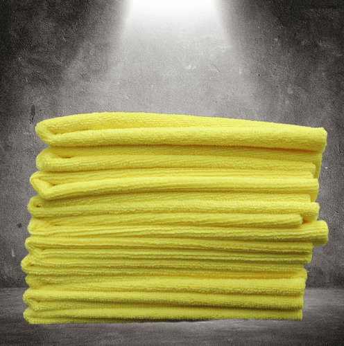 Martin Cox Yellow Edgeless Microfiber Cloth
